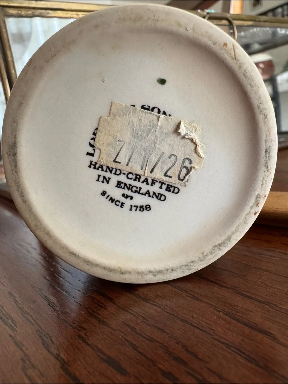 Colman's The Mustard Shop Stoneware Bottle Lord Nelson Pottery Empty Advertising
